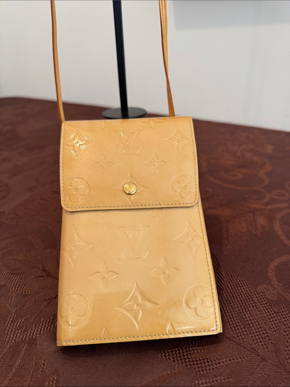 Louis Vuitton Tan Vernis Walker Pouchette